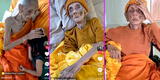 Luang Pho Yai: monje budista de 109 años sorprende a miles en TikTok por su estado físico [VIDEO]