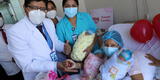 Día de la Madre: joven madre de familia da a luz a trillizos en el hospital Rebagliati