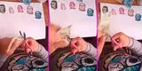 “Una tarea bastante cara”: niña recorta los billetes de su mamá para hacer su tarea [VIDEO]