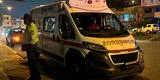 SMP: mujer muere camino al hospital tras falla mecánica de ambulancia [VIDEO]