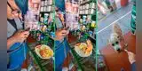 “¡Ganadazo!”: Intenta grabar su pollo a la brasa, pero su amigo se lo regala a un perrito [VIDEO]