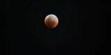 Eclipse lunar: Así lució la luna de Sangre EN VIVO en el cielo peruano