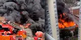 Argentina: fuerte incendio en fábrica de colchones en Avellaneda preocupó en Buenos Aires