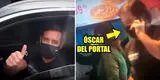 Óscar del Portal es interceptado por cámaras de TV y se muestra tranquilo tras ampay [VIDEO]