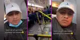 Sube a bus y se sorprende al ver que pasajeros guardaron sus celulares: “No sé si es por mi”