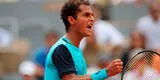 Juan Pablo Varillas en la ronda 1 del Roland Garros: el peruano compite hasta el quinto set