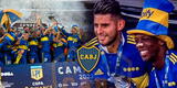 La 12 de Boca Juniors felicitó a Carlos Zambrano y Luis Advíncula por salir campeones: “Ellos”