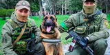 Perro de guerra que servía a las tropas rusas se cambia de bando y ahora defiende a Ucrania
