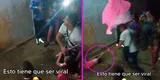 “Métanla en arroz”: padre se deja llevar por la emoción de la piñata y lanza a su pequeña [VIDEO]