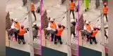 “50 sombras de mezcla”: captan a ingenieros 'azotando' a su compañero en plena construcción [VIDEO]