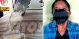 Piura: detienen a mujer que pretendía ingresar cocaína a penal camuflándolo en botellas con avena