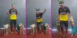 “¡Full práctica!”: peruano la rompe en TikTok con coreografía de la selva junto a sus perritos [VIDEO]