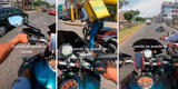 Peruano ayuda repartidor de delivery tras sufrir problemas con su moto y noble gesto es aplaudido en redes