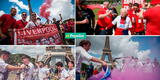 “Dios, arrójame en París”, así es la fiesta en el Fan Fest de la Champions por Liverpool y Real Madrid