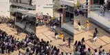 Jóvenes hacen reto de baile al ritmo de reggaetón dentro de universidad peruana y escena es viral: "Miren al de seguridad"
