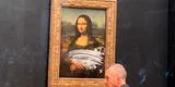 Ataque a la Mona Lisa en el Louvre: visitante le arroja un pastel a Da Vinci [VIDEO]