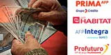 Retiro AFP 2022: Mira el cronograma de solicitudes si estás afiliado a AFP Prima, Integra, Habitat y Profuturo
