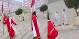 Hincha israelita luce su túnica en Qatar sin imaginar lo que haría un catarí que pasaba [VIDEO]
