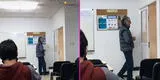 Profesor conmueve al esperar a que sus alumnos ingresen a su clase, pero nadie más lo hace [VIDEO]