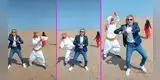 'Cueva' y 'Gareca' son captados bailando en el desierto: “Llegando a Qatar con mi padre” [VIDEO]