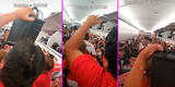Hinchas peruanos viajan a Qatar y arman fiesta a ritmo de cumbia en pleno vuelo [VIDEO]