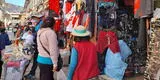 Cusco: hinchas acuden en masas a mercados a comprar camisetas de la selección peruana [VIDEO]