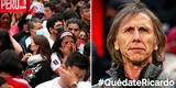 “Quédate Ricardo Gareca”: usuarios realizan campaña para que continúe en Perú y los lleve al próximo Mundial