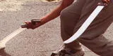 Pueblo Libre: sale en libertad sujeto que utilizó un machete para destrozar una vivienda [VIDEO]