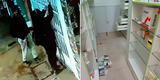 SMP: trabajadora finge robo en farmacia, pero es descubierta por cámaras de seguridad de los vecinos