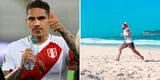 Paolo Guerrero entrena en las playas de Brasil para volver a la selección peruana: “Furioso”
