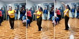 Peruana la rompe con sus singulares pasos de baile al ritmo de huaylas y termina robándose el ‘show’