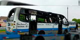Callao: pasajeros se salvan de morir tras incendiarse bus en el que viajaban [VIDEO]