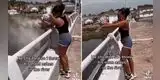 Se entera que su esposo le fue infiel y en venganza arroja las cenizas de su suegra al río [VIDEO]