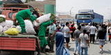 Paro de transportistas en Ica: comerciantes se abastecen con dos toneladas más de productos