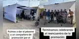 Fueron a dar el pésame a un compañero, pero terminaron celebrando el reencuentro de la 'promo': "Solo en Perú" [VIDEO]