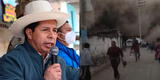 Pedro Castillo tras deslizamiento de tierra en Áncash: "Mi solidaridad con las personas afectadas"