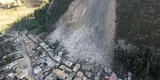 Chavín de Huántar: hallan 3 grandes fisuras en cerro que se desplomó y que ponen en peligro a la población