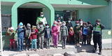 Arequipa: policías compran abrigos con sus sueldos para niños de ‘Pueblo bajo cero’