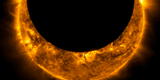 NASA captó impresionantes imágenes de un eclipse de Sol desde el espacio