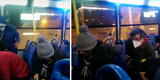 "No vengas por acá": atacan con piedras a bus que no acató el paro, pese a tener pasajeros dentro [VIDEO]