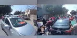 Paro de transportistas: manifestantes lanzan huevos a unidades que no acatan medida en Chiclayo [VIDEO]