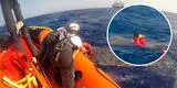 Migrante de 17 años salva a bebé de 4 meses de naufragar en el mar Mediterráneo [VIDEO]