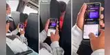 Captan a adulto mayor ‘gileando’ por celular en pleno bus y lo trolean: “Eres mi bebé, mi bebito fiu fiu”