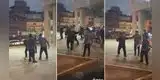 Chofer busca pelearse con pasajero, pero cobrador intenta detenerlo y protagonizan inesperada escena