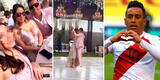 Christian Cueva se luce en la boda de sus padres con un terno rosado y se roba el show [VIDEO]