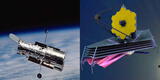 NASA: Las impresionantes diferencias entre Hubble y James Webb tras las nuevas imágenes del universo
