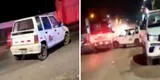 Huacho: remolcan su auto tras protagonizar choque y vuelve a chocar contra camioneta municipal