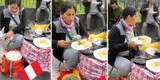 Peruana vende comida en plena calle y la rompe con su ingenio: “No va a la NASA, porque no quiere”