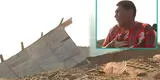 “No lo puedo soportar”: Hombre presencia el derrumbe de su casa en vivo y vecinos culpan a minera ilegal [VIDEO]