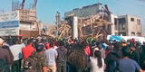 Ventanilla: obra en construcción se desploma y quedan atrapadas 4 personas